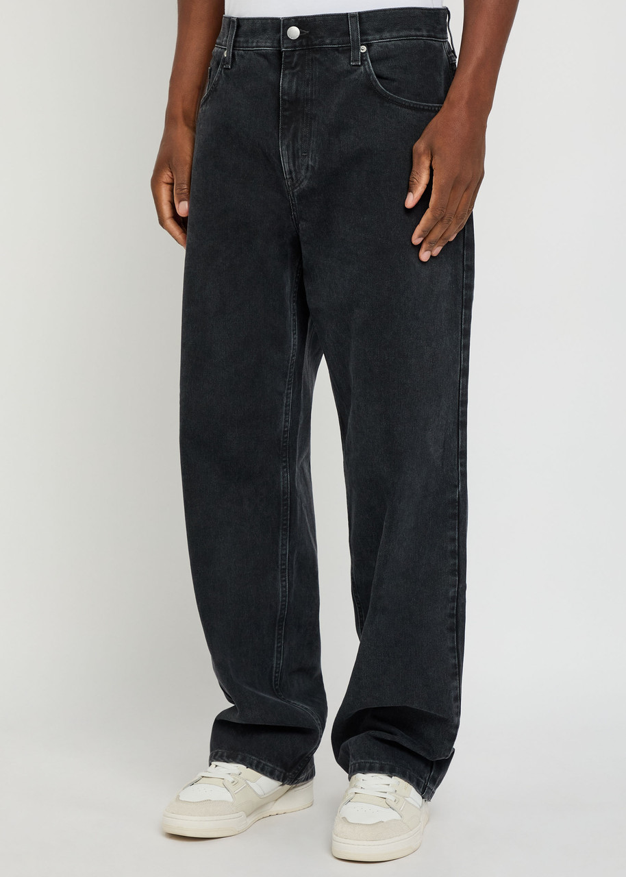 Axel Arigato Zine Straight-leg Jeans In Black
