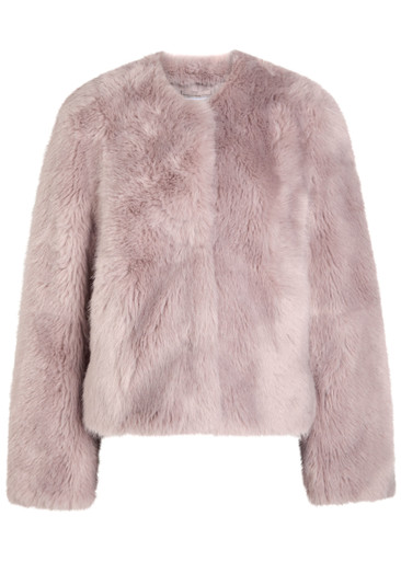 STAND STUDIO Halle faux fur jacket | Harvey Nichols