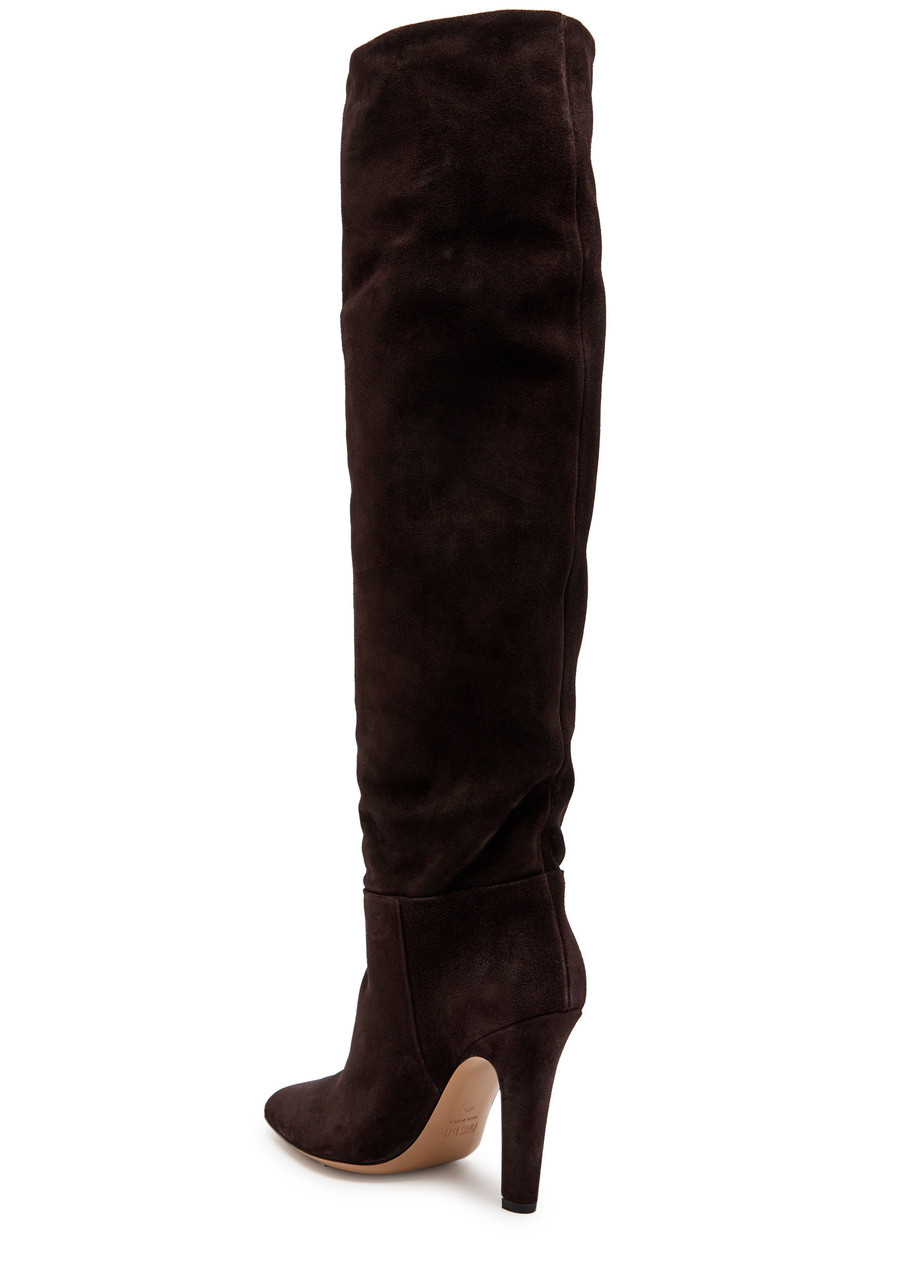 Paris Texas Elsa 100 Suede Over-the-knee Boots In Brown