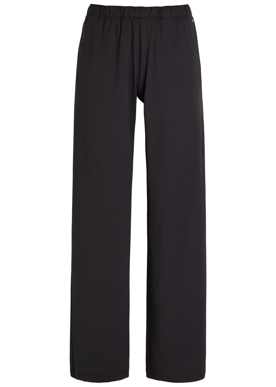 Vuori Halo Modern Straight-leg Jersey Sweatpants In Black