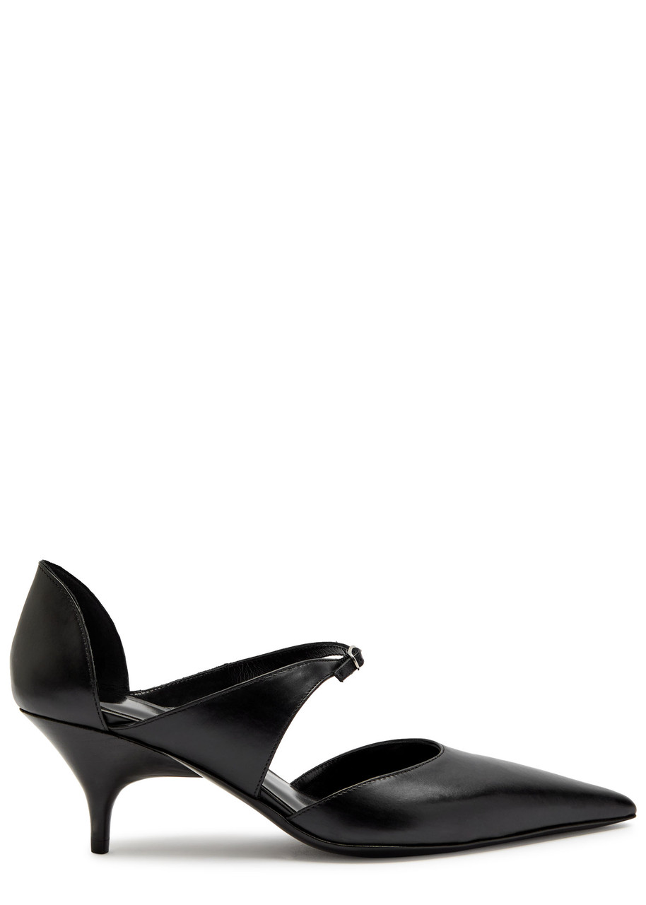 Jude Role Leather Pumps In Black