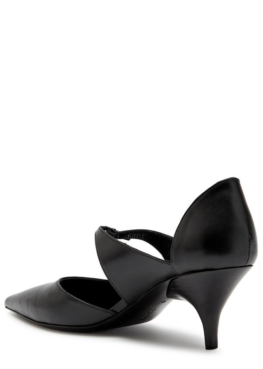Jude Role Leather Pumps In Black