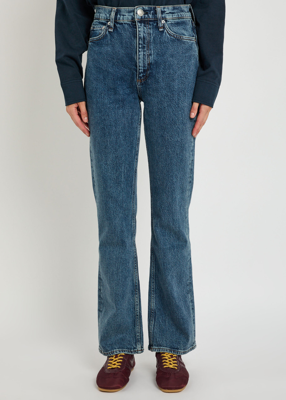 Rag & Bone Peyton Bootcut Jeans In Blue
