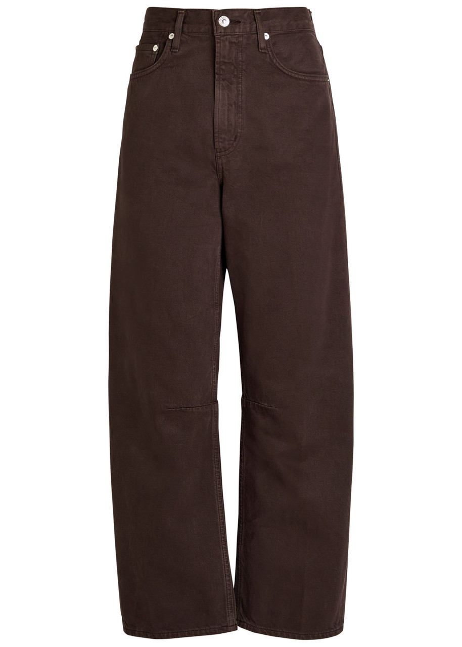 Citizen Of Humanity Citizens Of Humanity Miro Barrel-leg Jeans In Brown