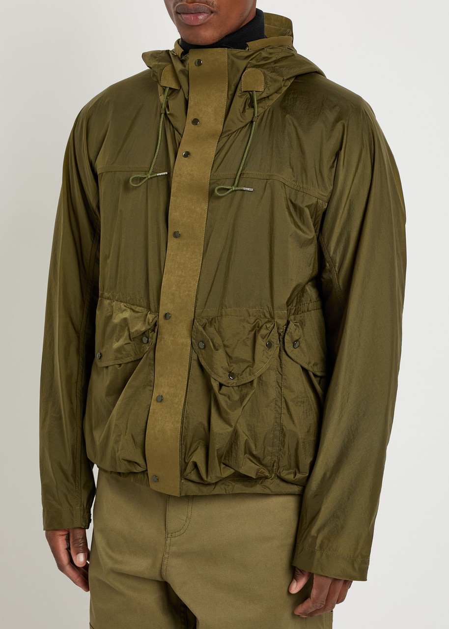  Ten C Skye Panelled Shell Jacket - Green - 48 (it48 / M) 
