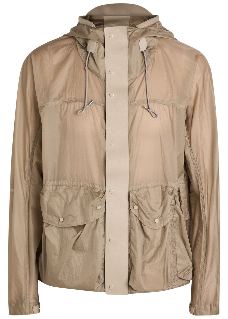 Ten C Skye Panelled Shell Jacket - Light Grey - Xxl