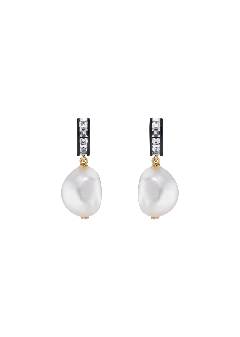 Laura Vann Blythe 14kt Gold Vermeil Drop Earrings In Multi
