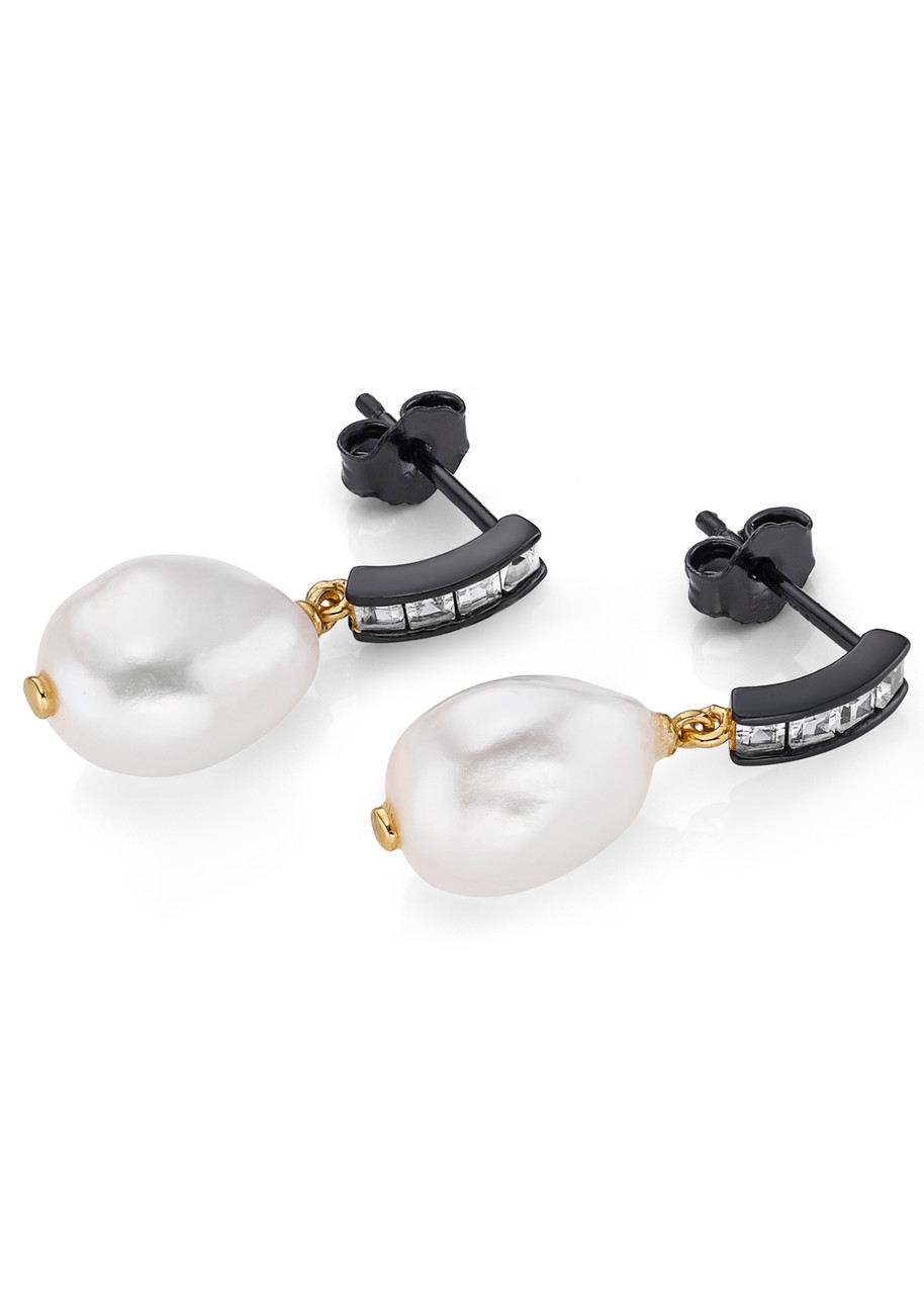Laura Vann Blythe 14kt Gold Vermeil Drop Earrings In Multi
