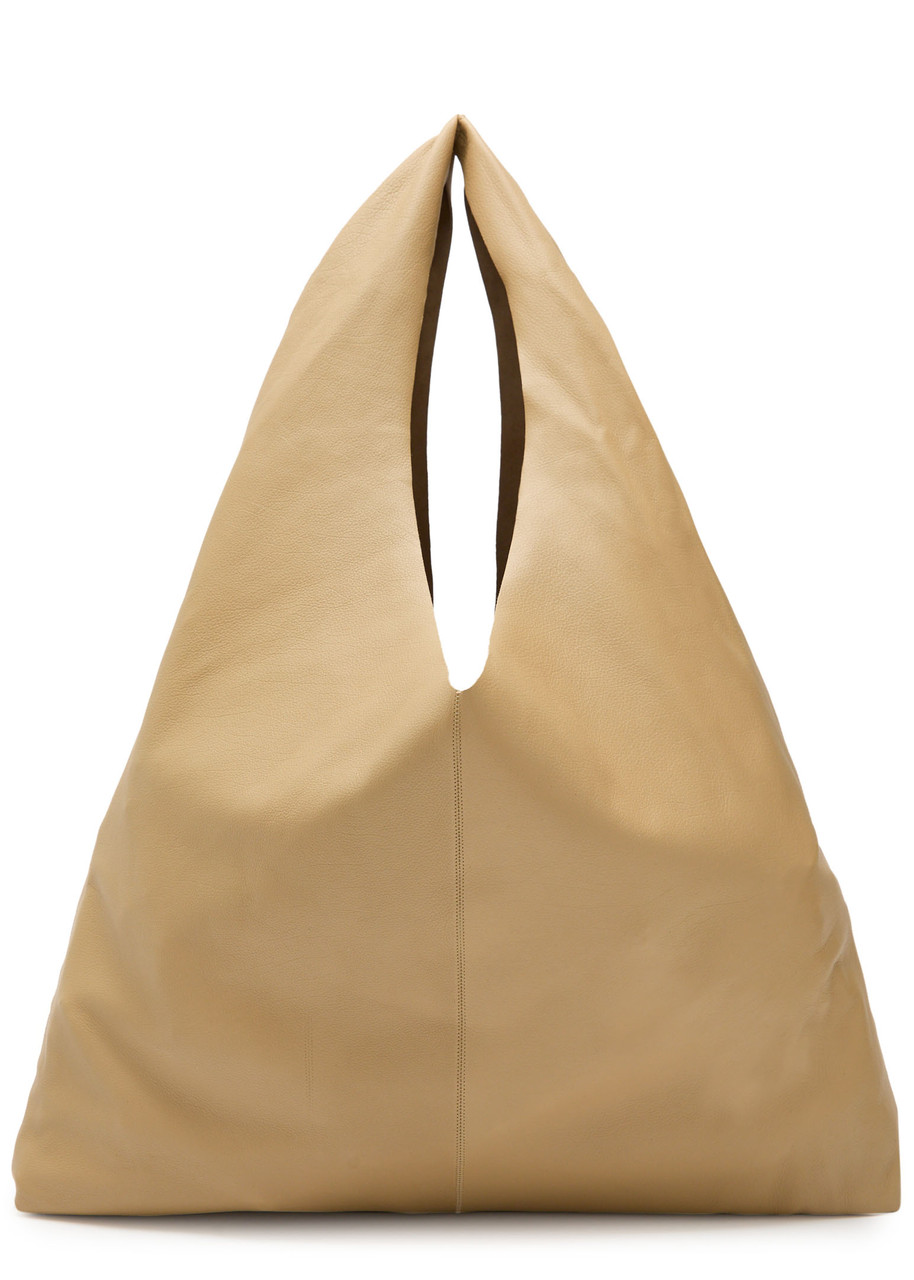 The Row New Bindle Leather Shoulder Bag In Brown