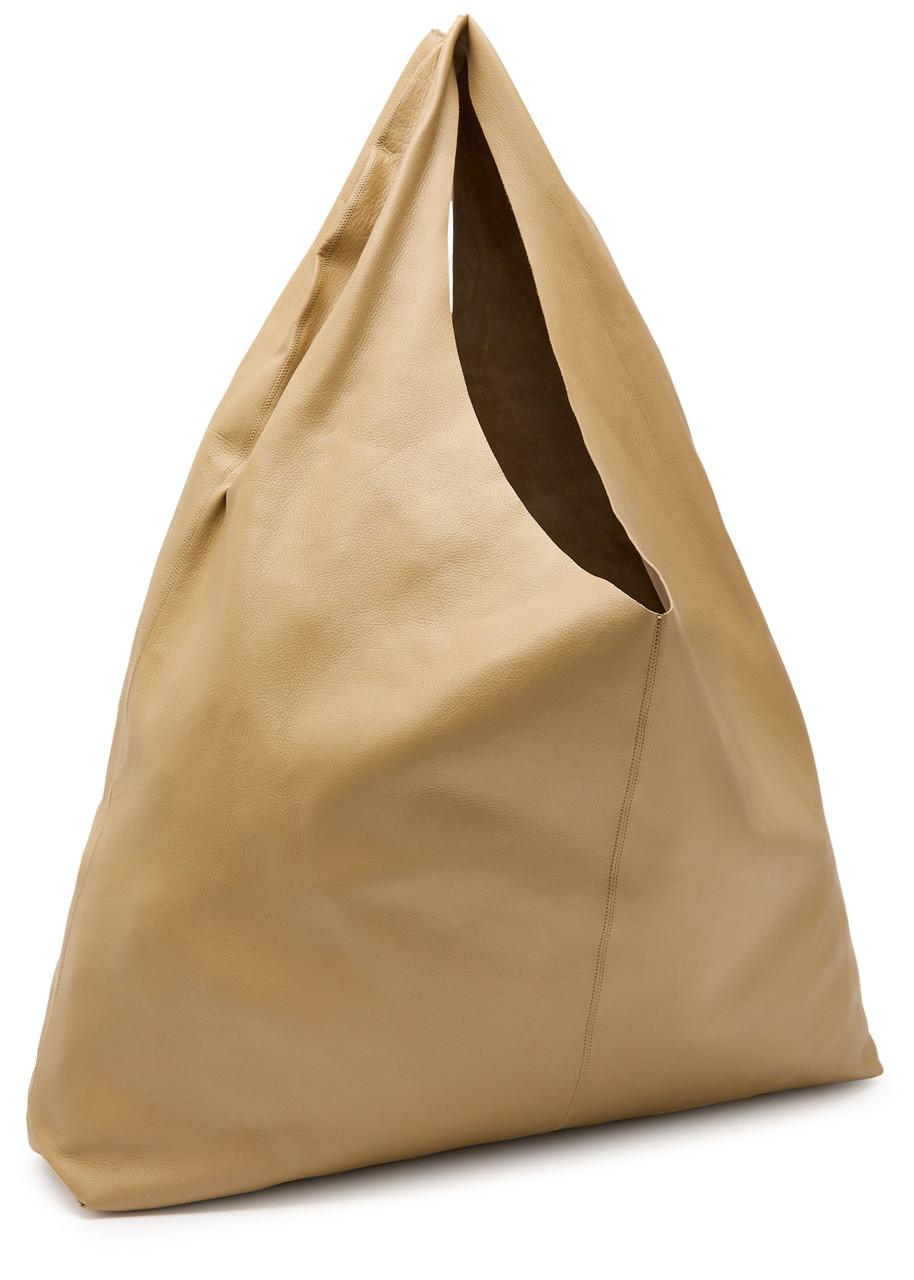The Row New Bindle Leather Shoulder Bag In Brown