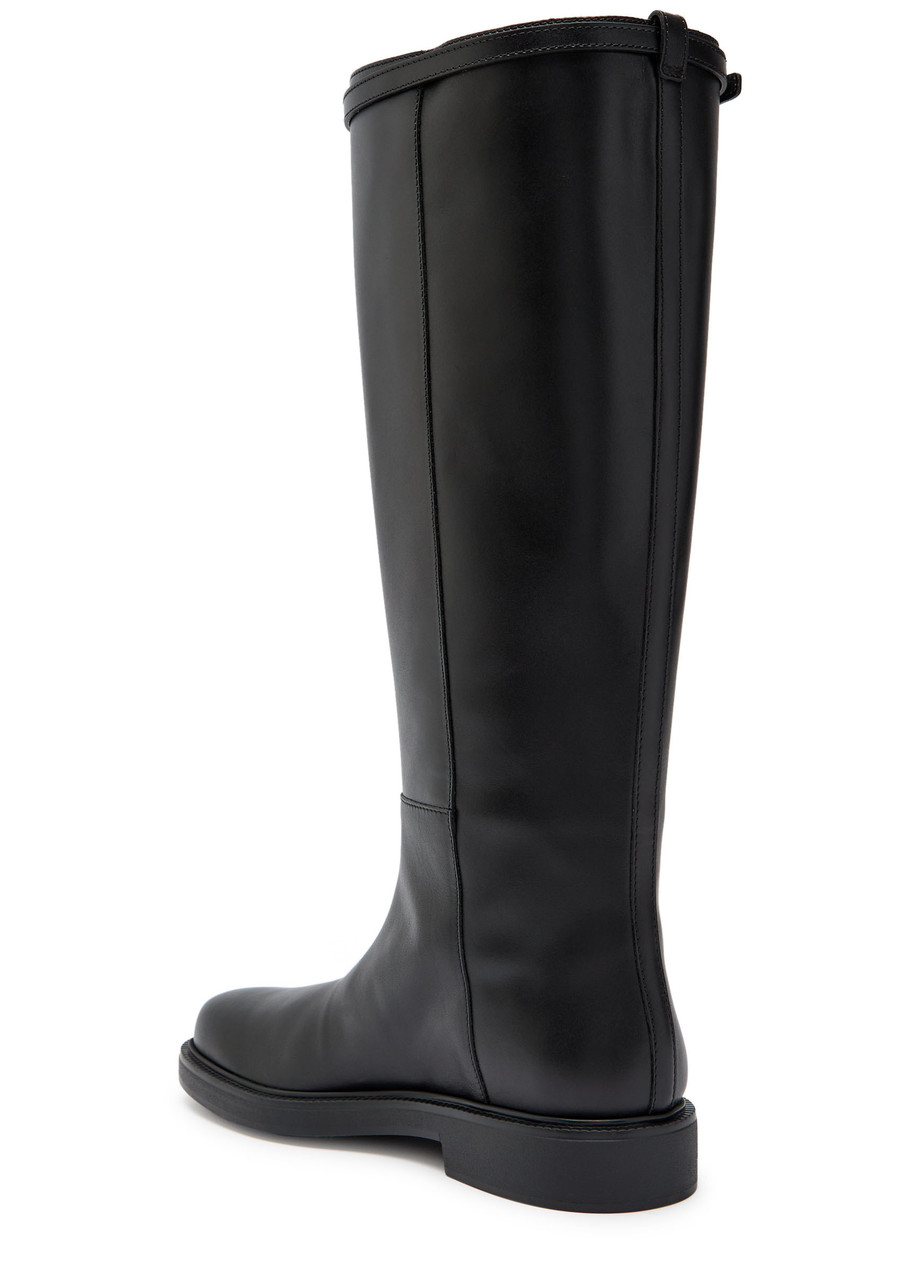Tod's Tods Gomma 20l Stivale Leather Knee-high Boots In Black