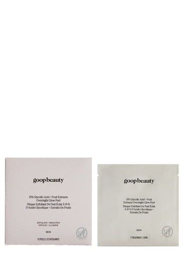 Goop 15% Glycolic Acid Overnight Glow Peel - 12 Pack