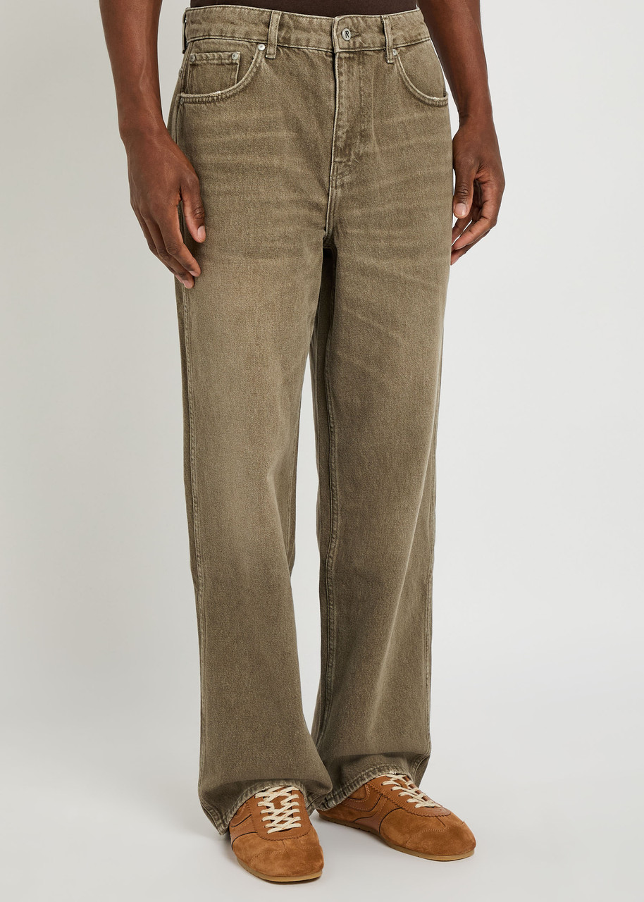 Represent Straight-leg Jeans In Green