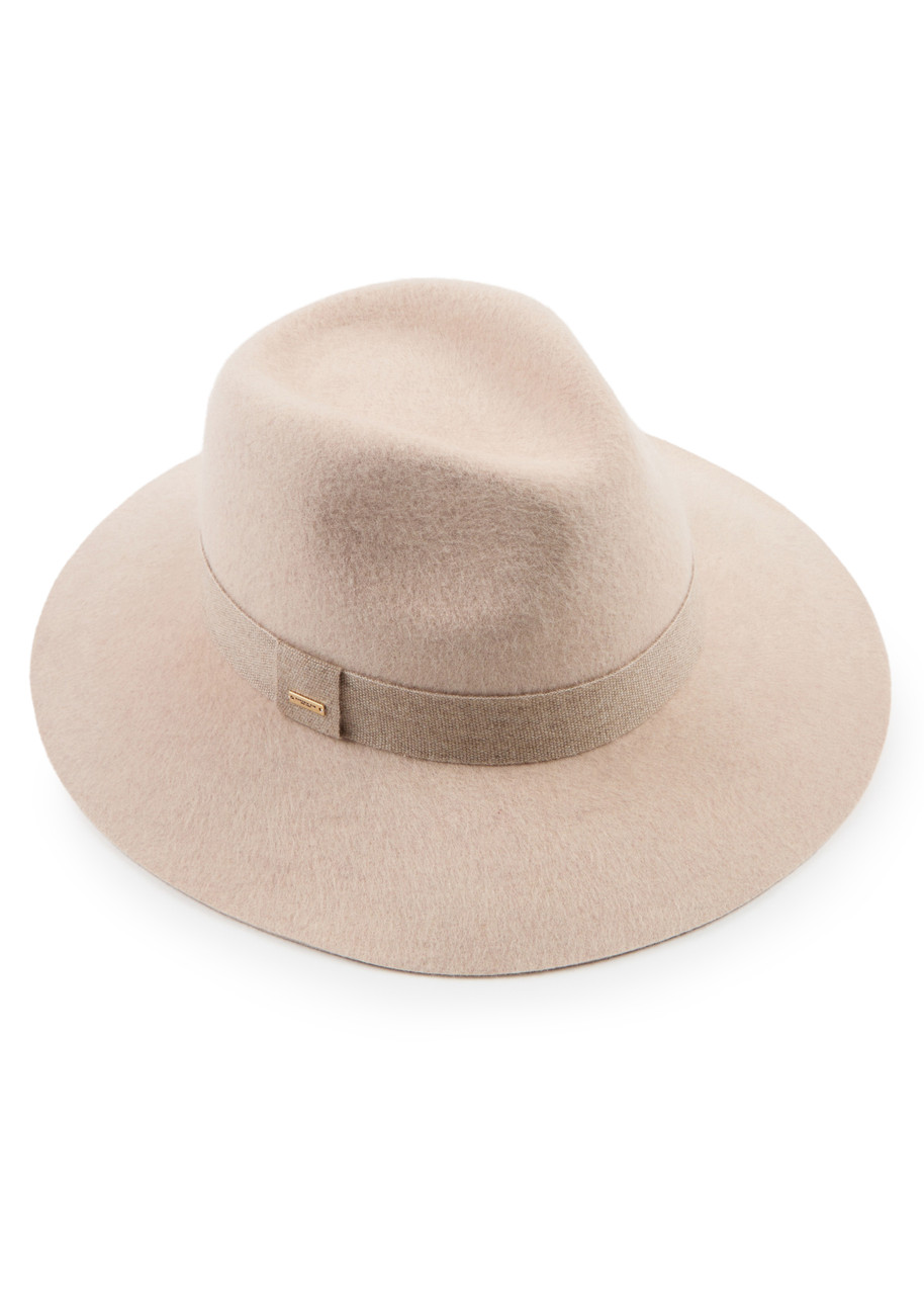 Eugenia Kim Georgina Wool Fedora Hat In Brown