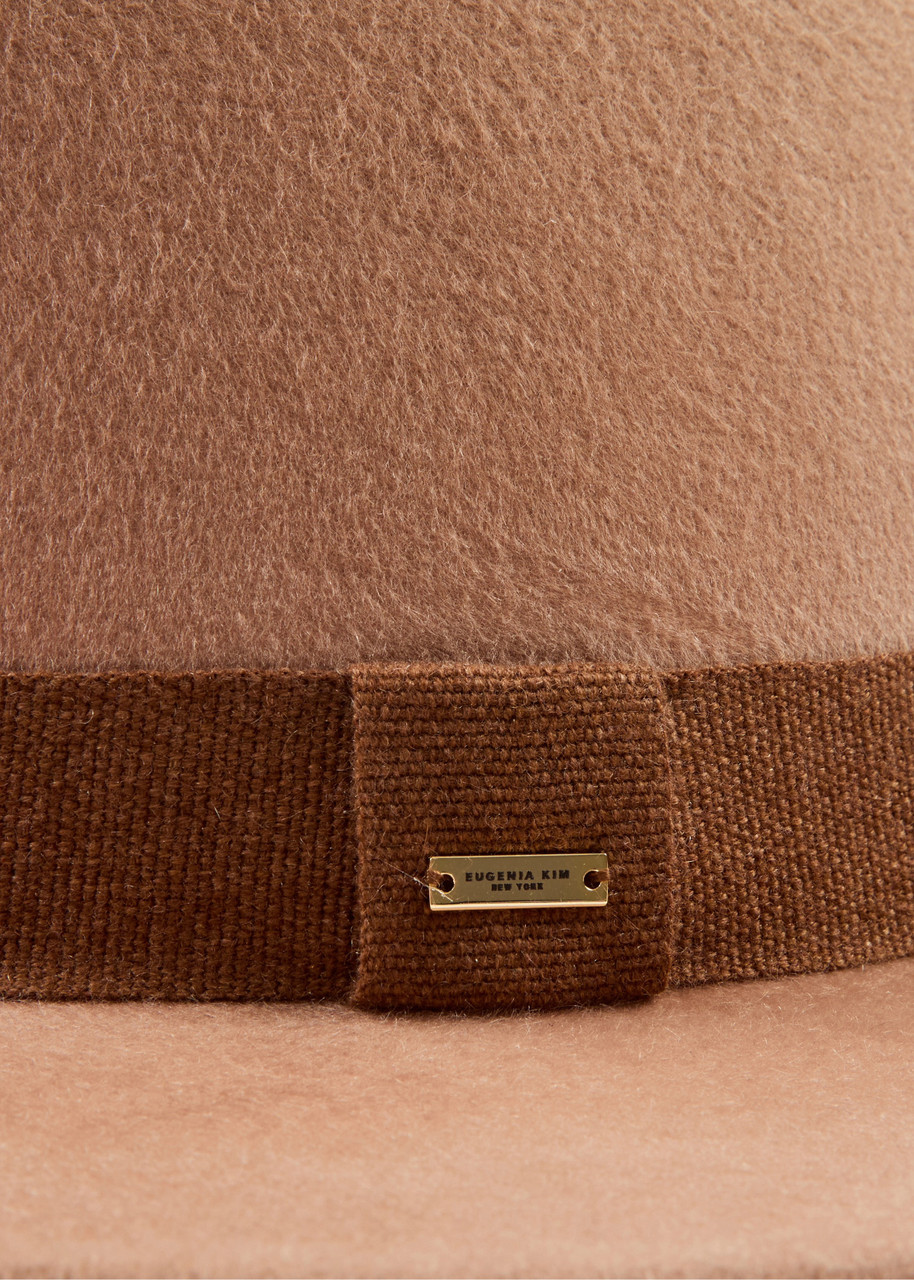 Eugenia Kim Blaine Wool Fedora hat – Camel – One Size