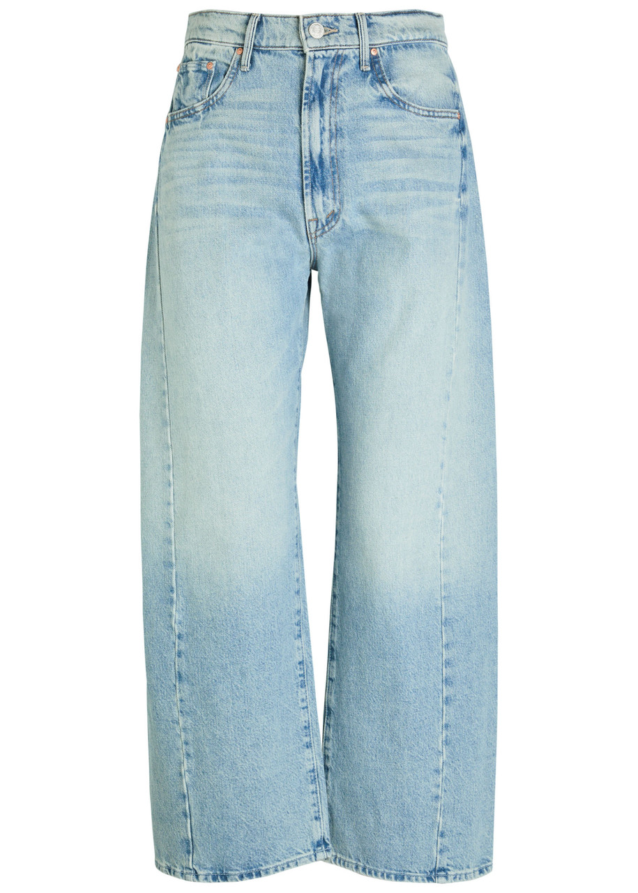 Mother The Half-pipe Ankle Barrel-leg Jeans In Blue