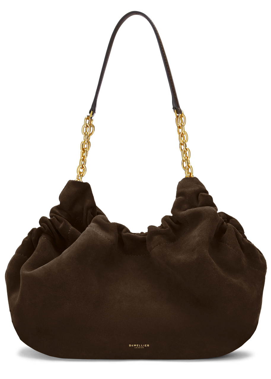 Demellier Miami Suede Tote - Dark Brown - One Size