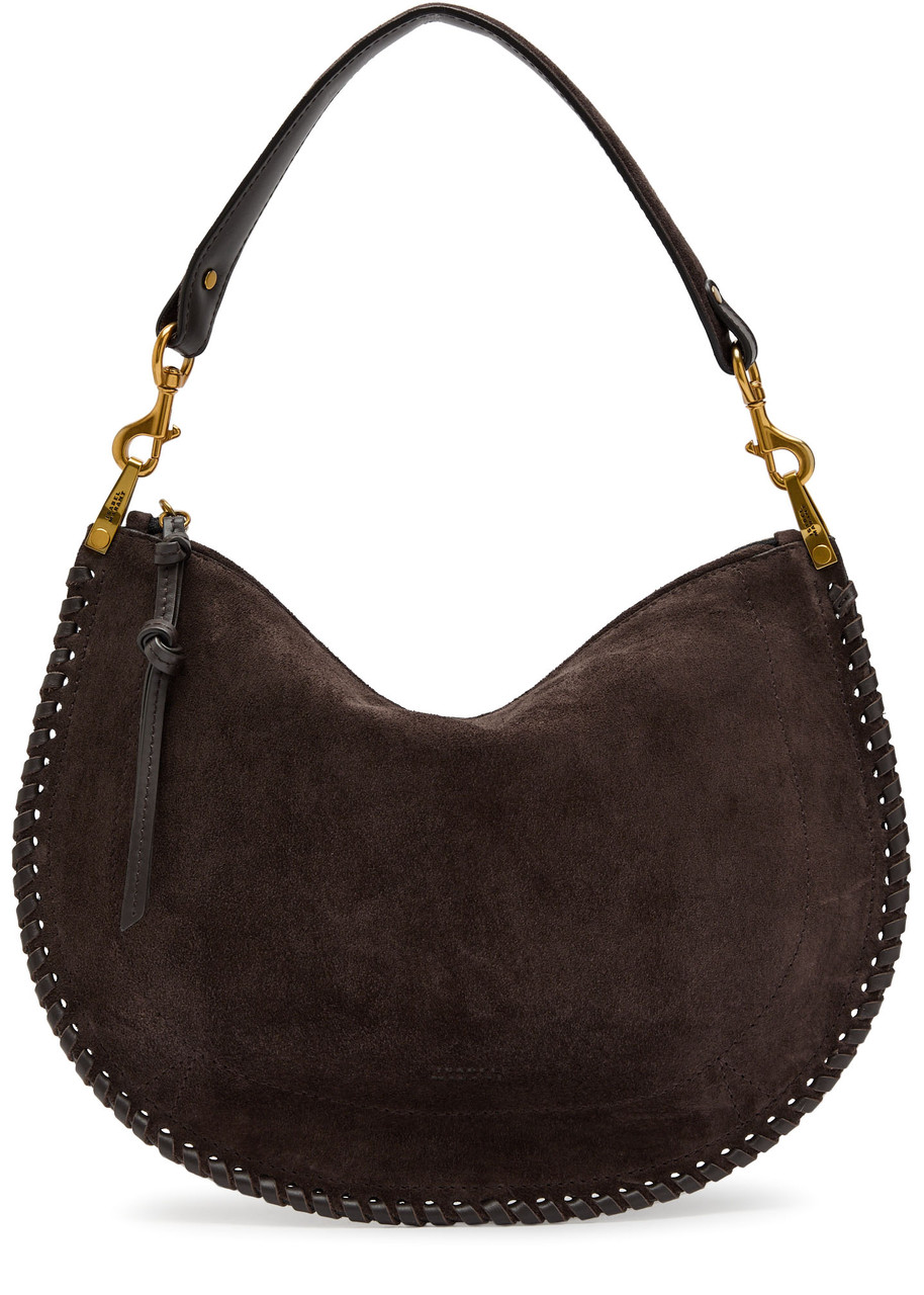 Isabel Marant Oskan Suede Shoulder Bag In Brown