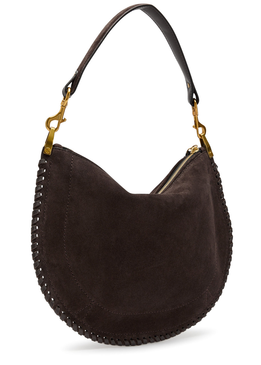 Isabel Marant Oskan Suede Shoulder Bag In Brown