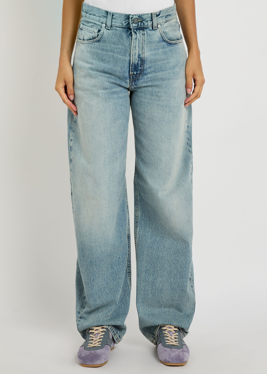 Haikure Bibi Balloon-leg Jeans In Blue