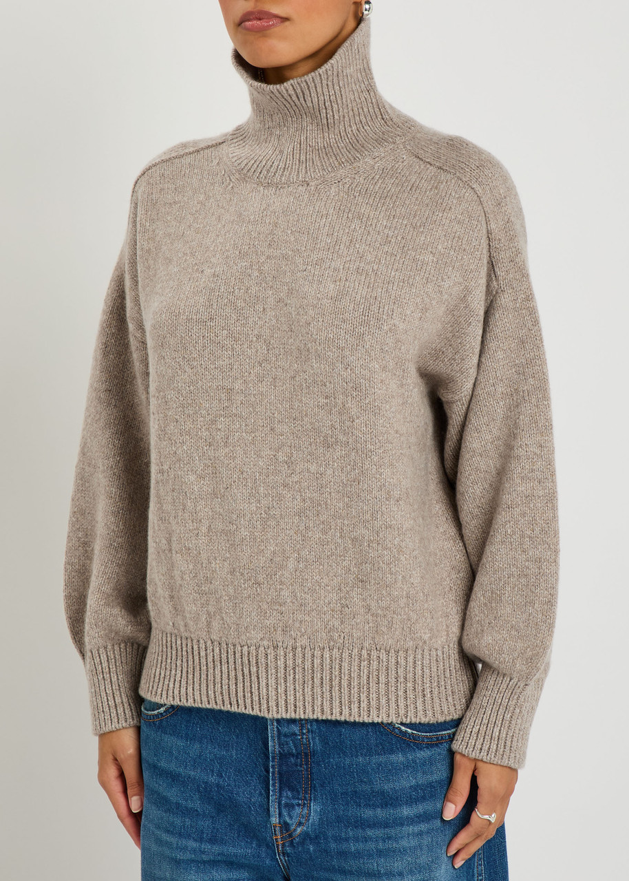 Khaite Willem Ribbed Cashmere Jumper In Multi