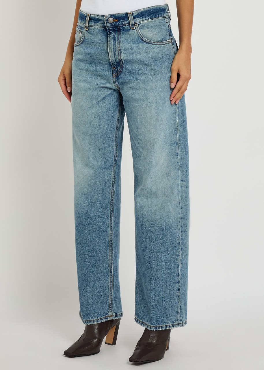 Haikure Bonnie Straight-leg Jeans In Blue