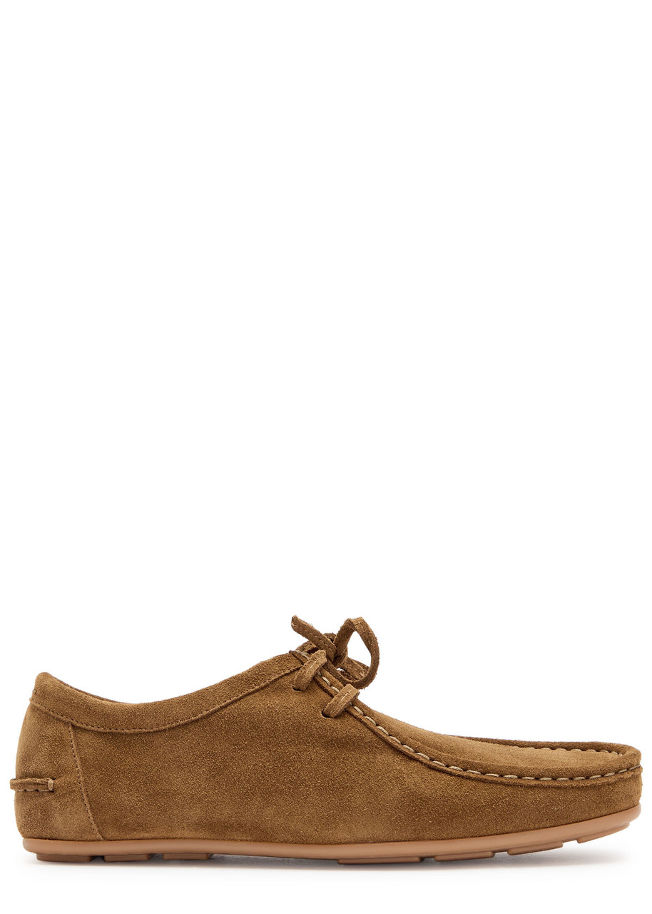 Bally Cleante Suede Loafers In Brown