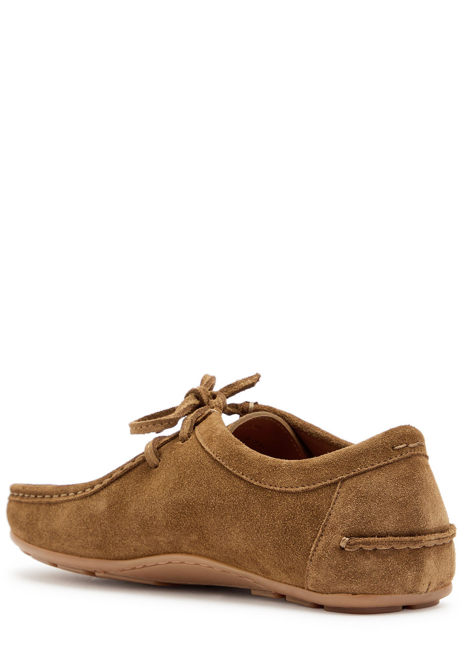 Bally Cleante Suede Loafers In Brown