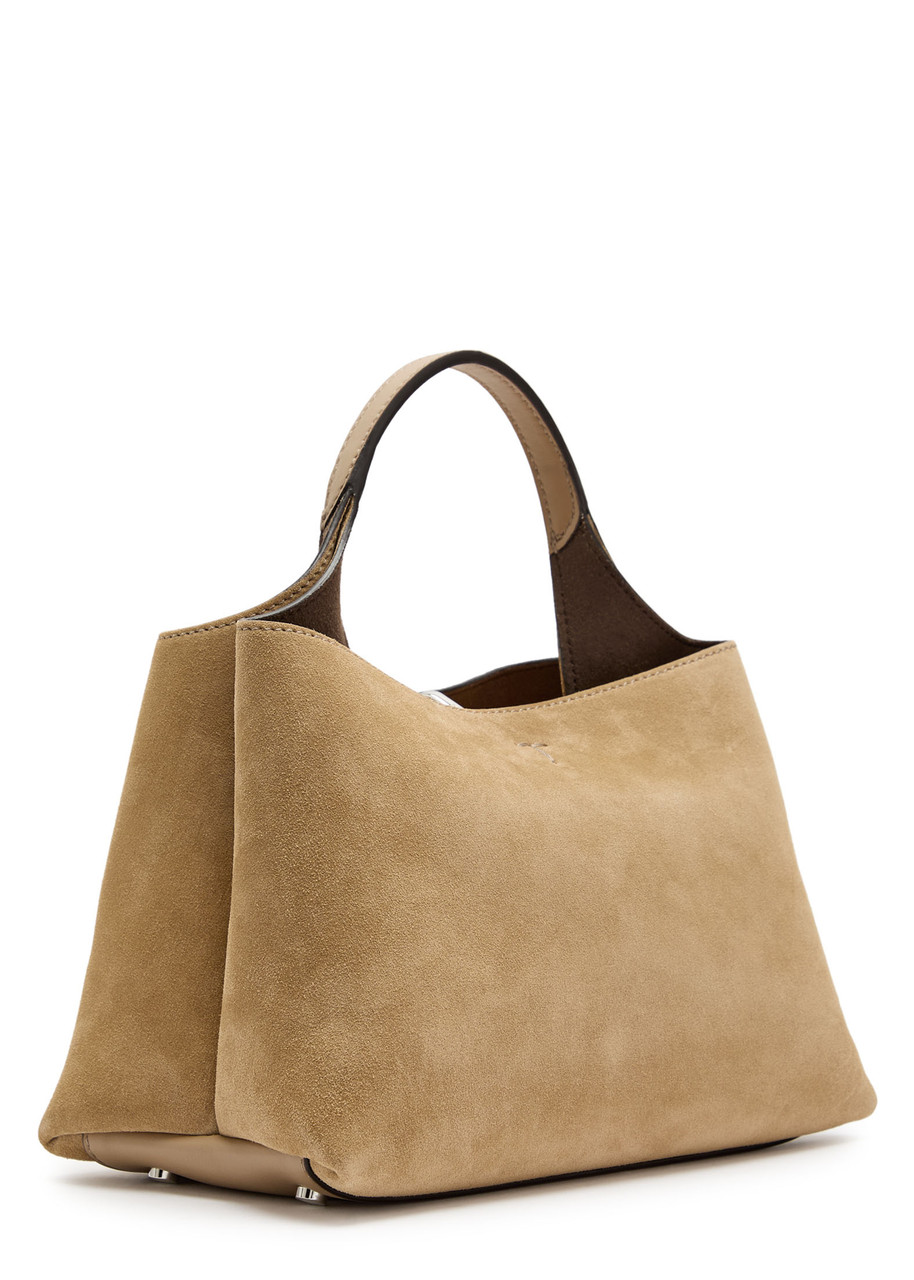 Tod's Tods Suede Top Handle Bag In Brown