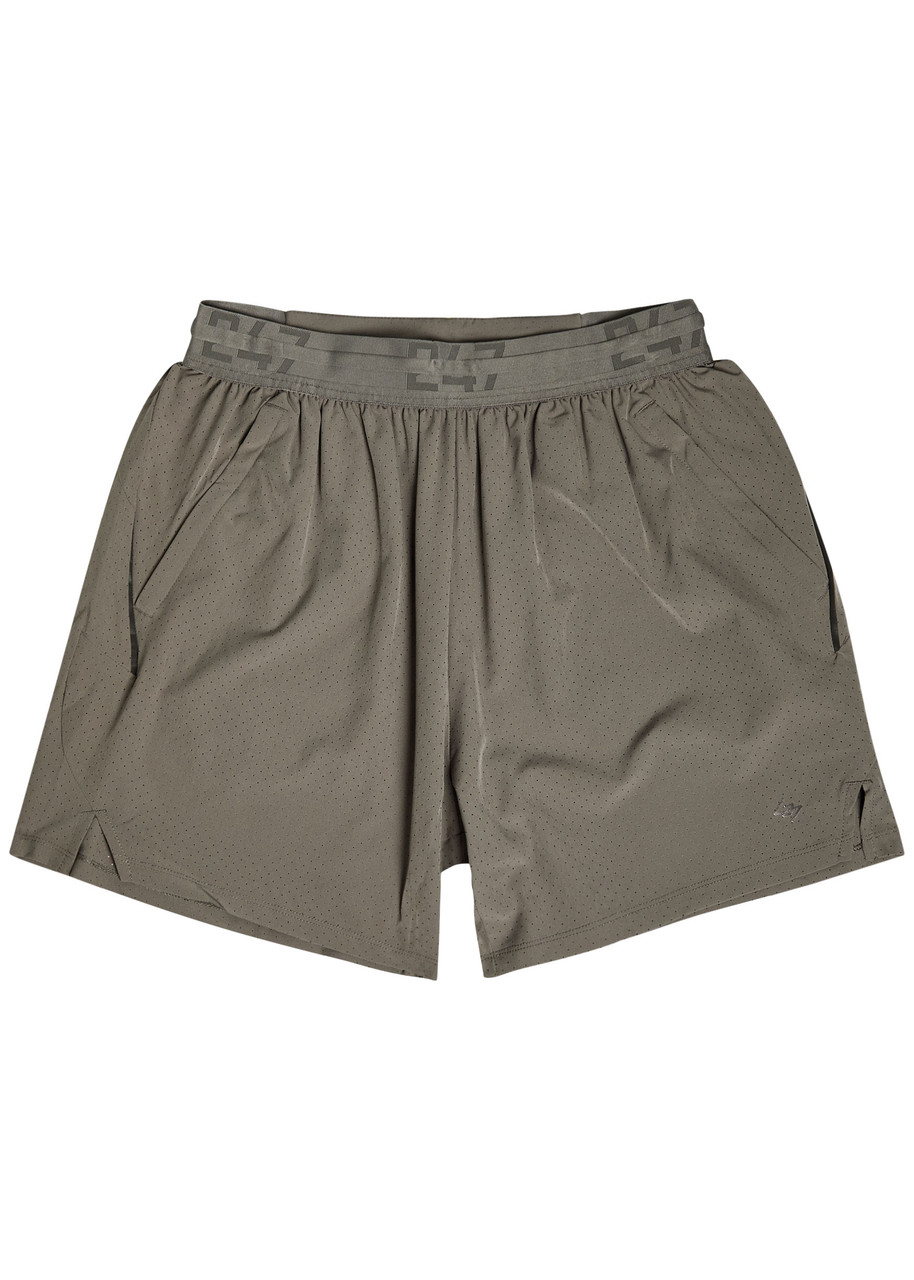 Represent 247 Trek Perforated Mesh-jersey Shorts - Grey - XL
