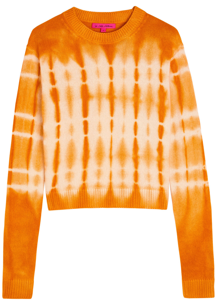 Elder Statesman Patterned Cashmere Jumper - Cream - S (UK8-10 / S)