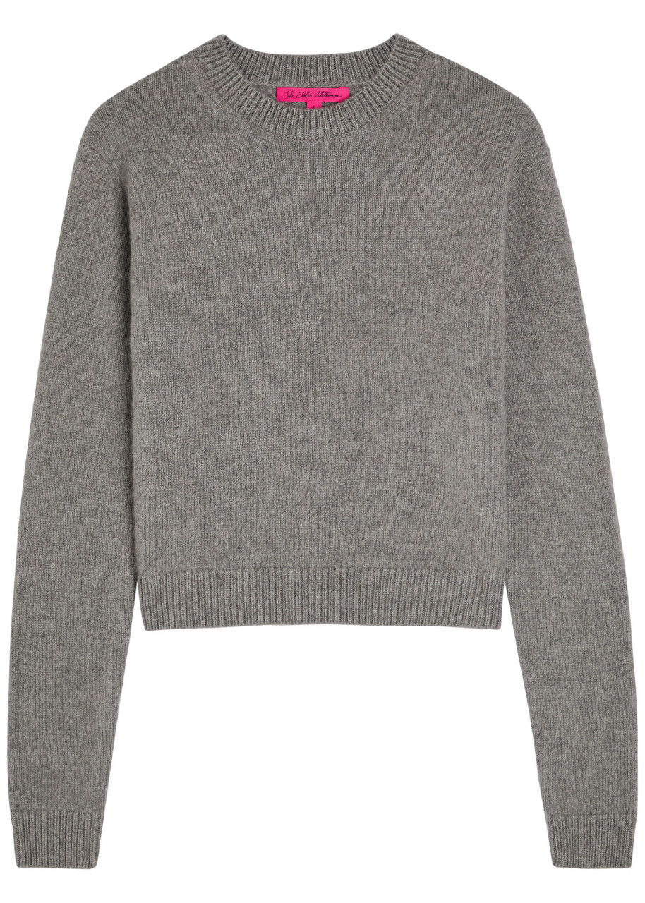 Elder Statesman Cashmere Jumper In Gray