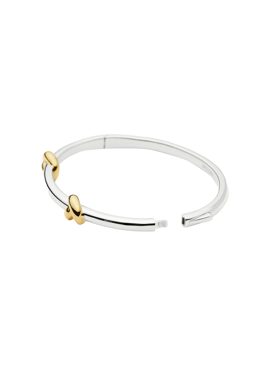 Missoma X Lucy Williams Knot Bangle - Gold - M