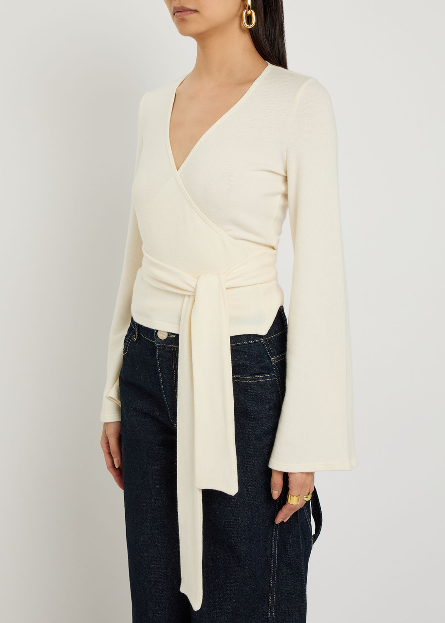 Reformation Kylen Knit Top Fior Di Latte In White