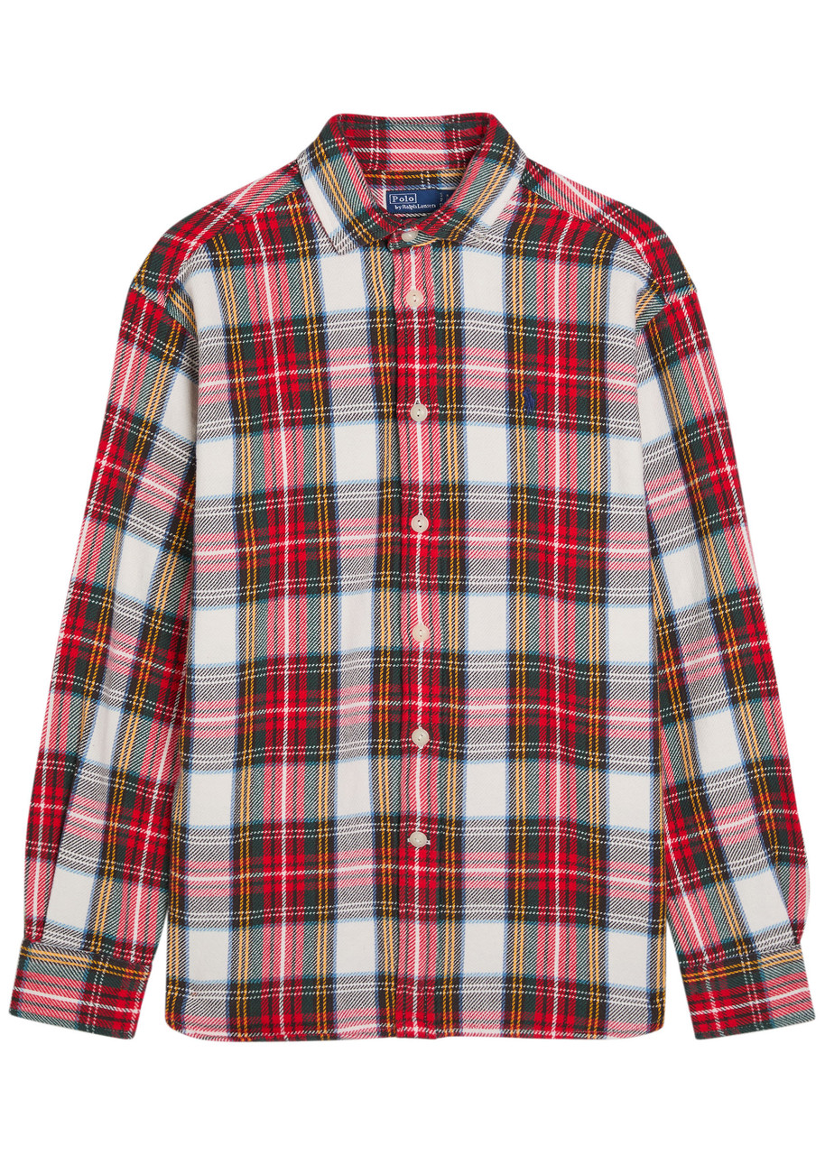 Polo Ralph Lauren Plaid Cotton Shirt In Red