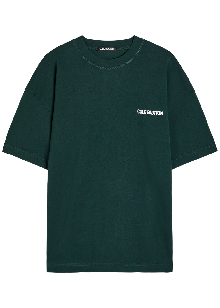 Cole Buxton Logo-print Cotton T-shirt – Green – Xxl Cole Buxton Logo-print Cotton T-shirt – Green – Xxl