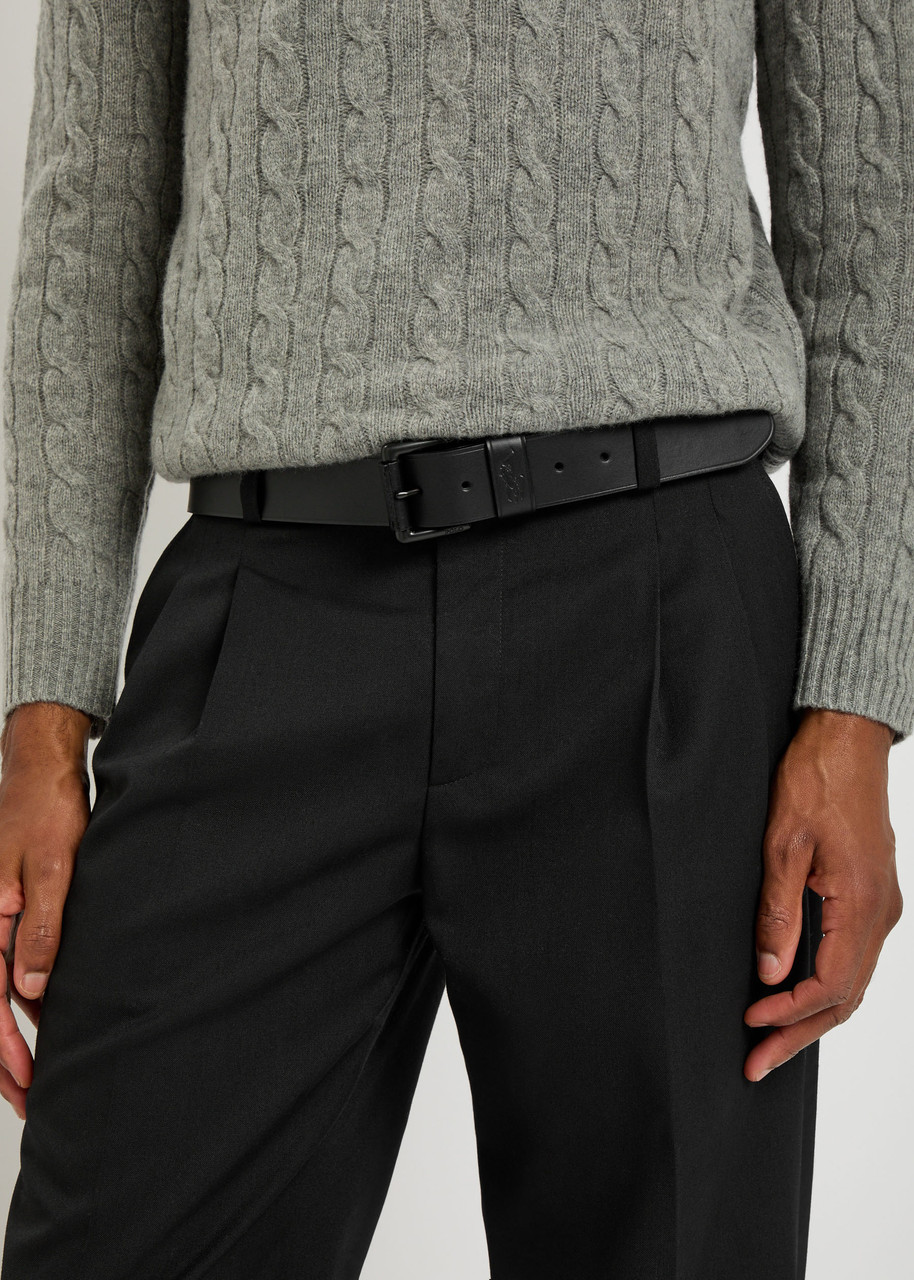 Polo Ralph Lauren Leather Belt In Multi