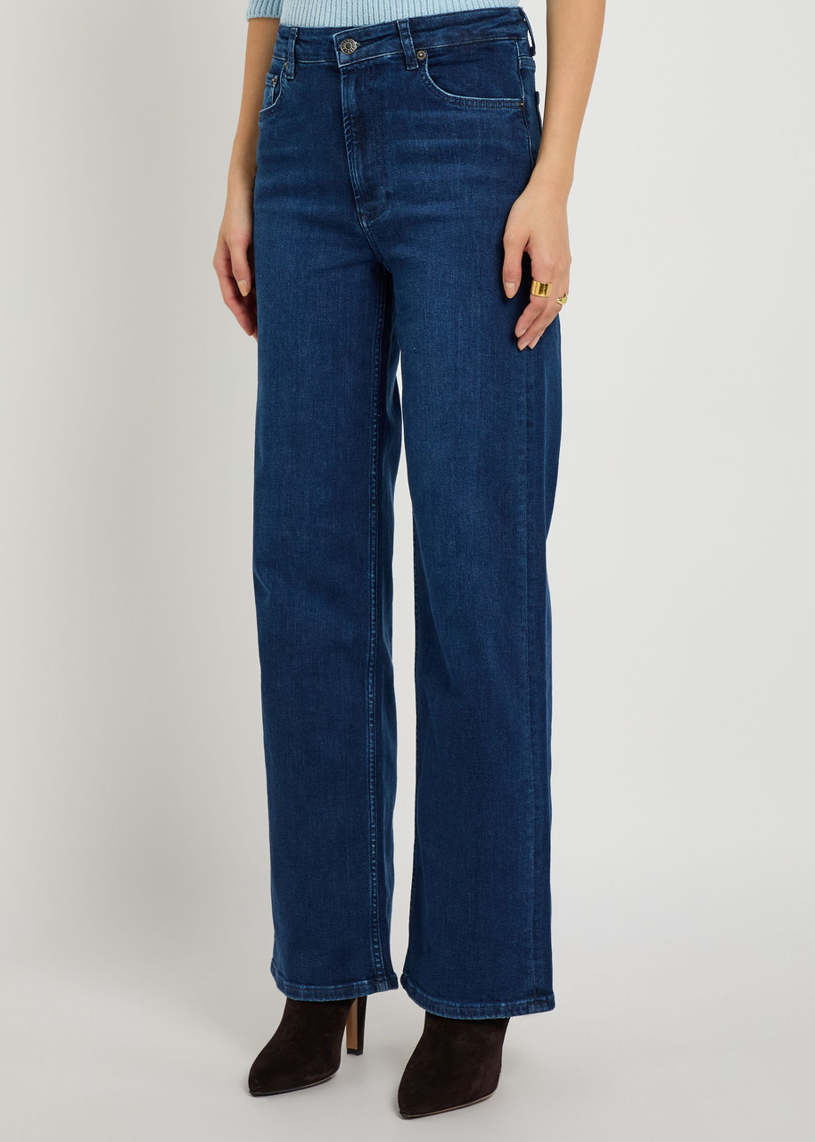 Rails Getty Wide-leg Jeans In Purple