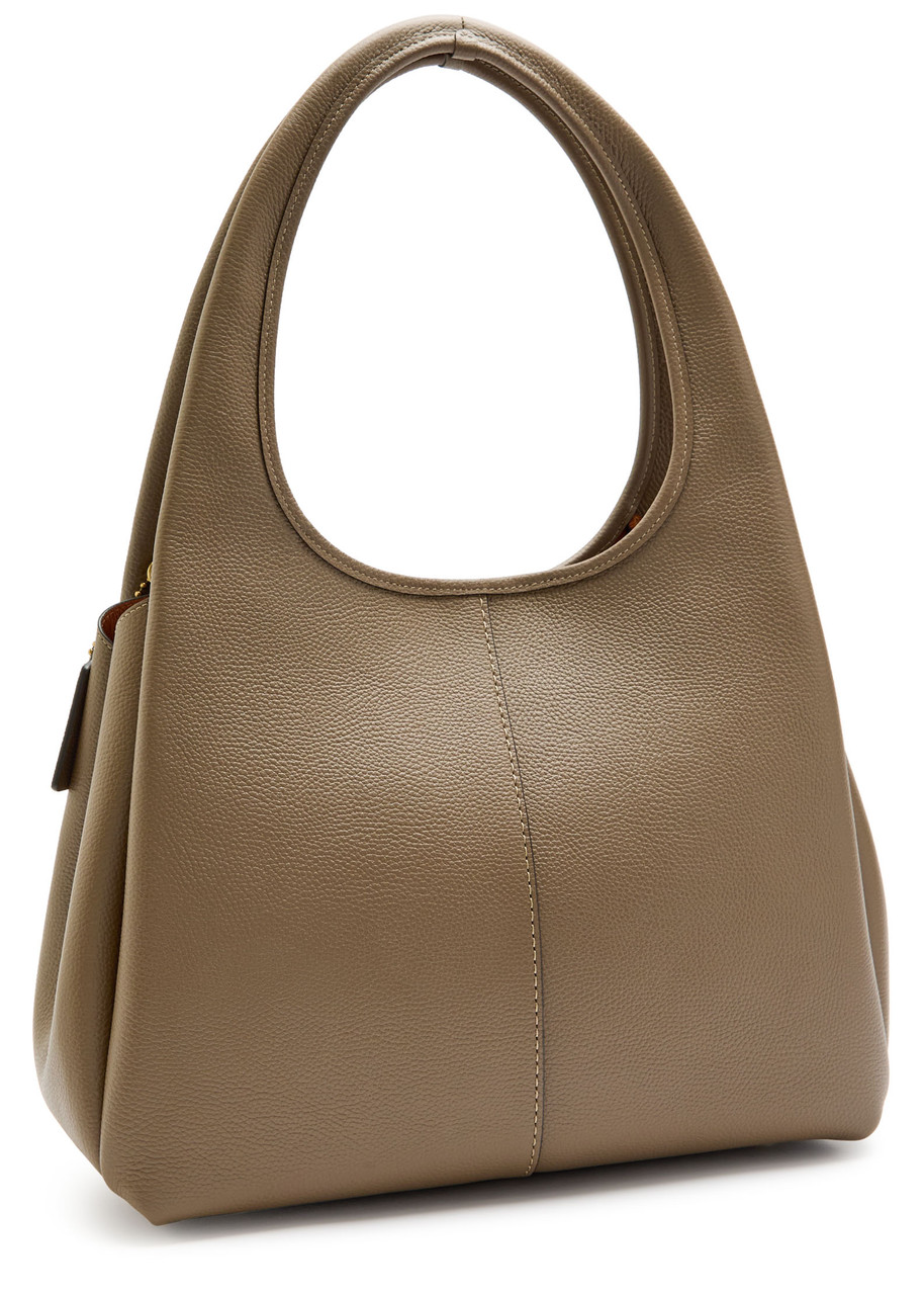 Coach Lana 23 Pebbled Leather Top Handle Bag In Brown