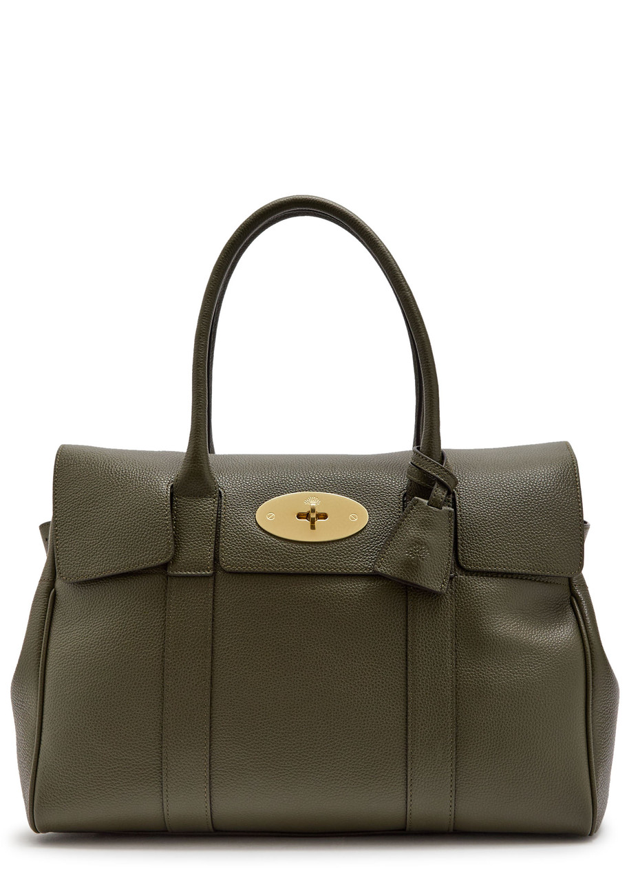 Mulberry Bayswater Small Grained Leather Shoulder bag - Green - One Size