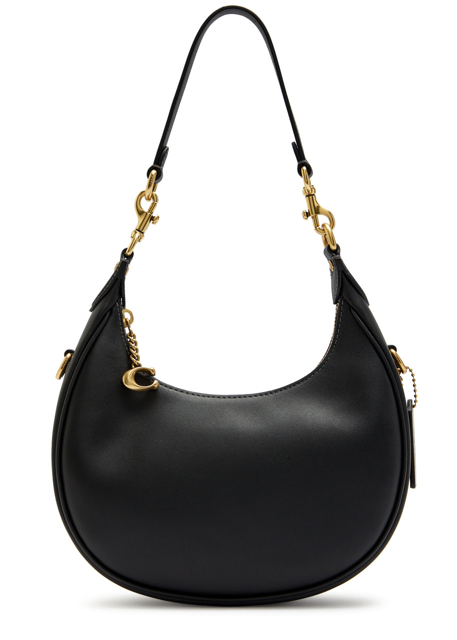 Coach Jonie Leather Shoulder Bag In Black
