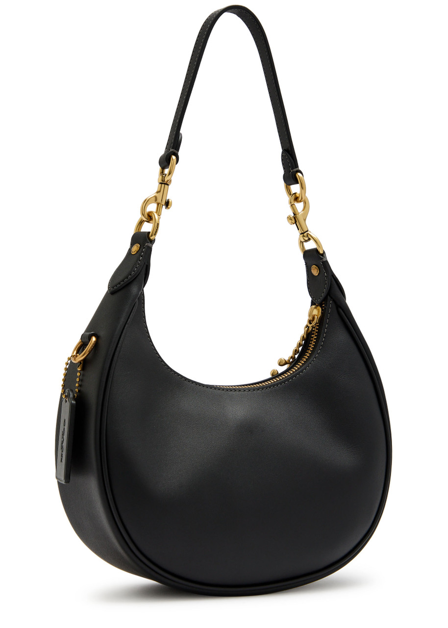 Coach Jonie Leather Shoulder Bag In Black