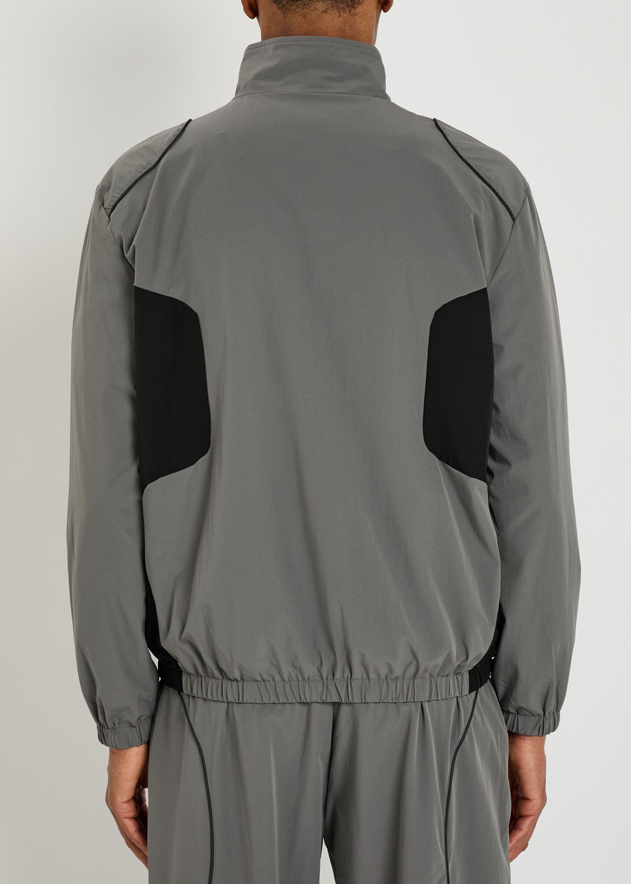  God Made Phantom Logo Cotton Track Jacket - Grey - L 