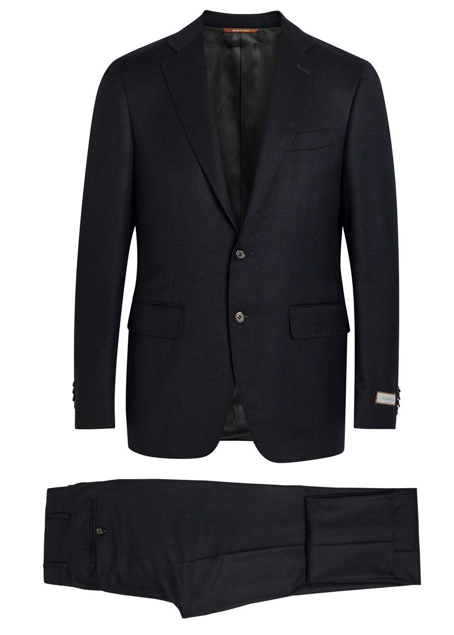 Canali Navy Women's Designer Wool Blazer UK40/L - 50 (UK40 / L)