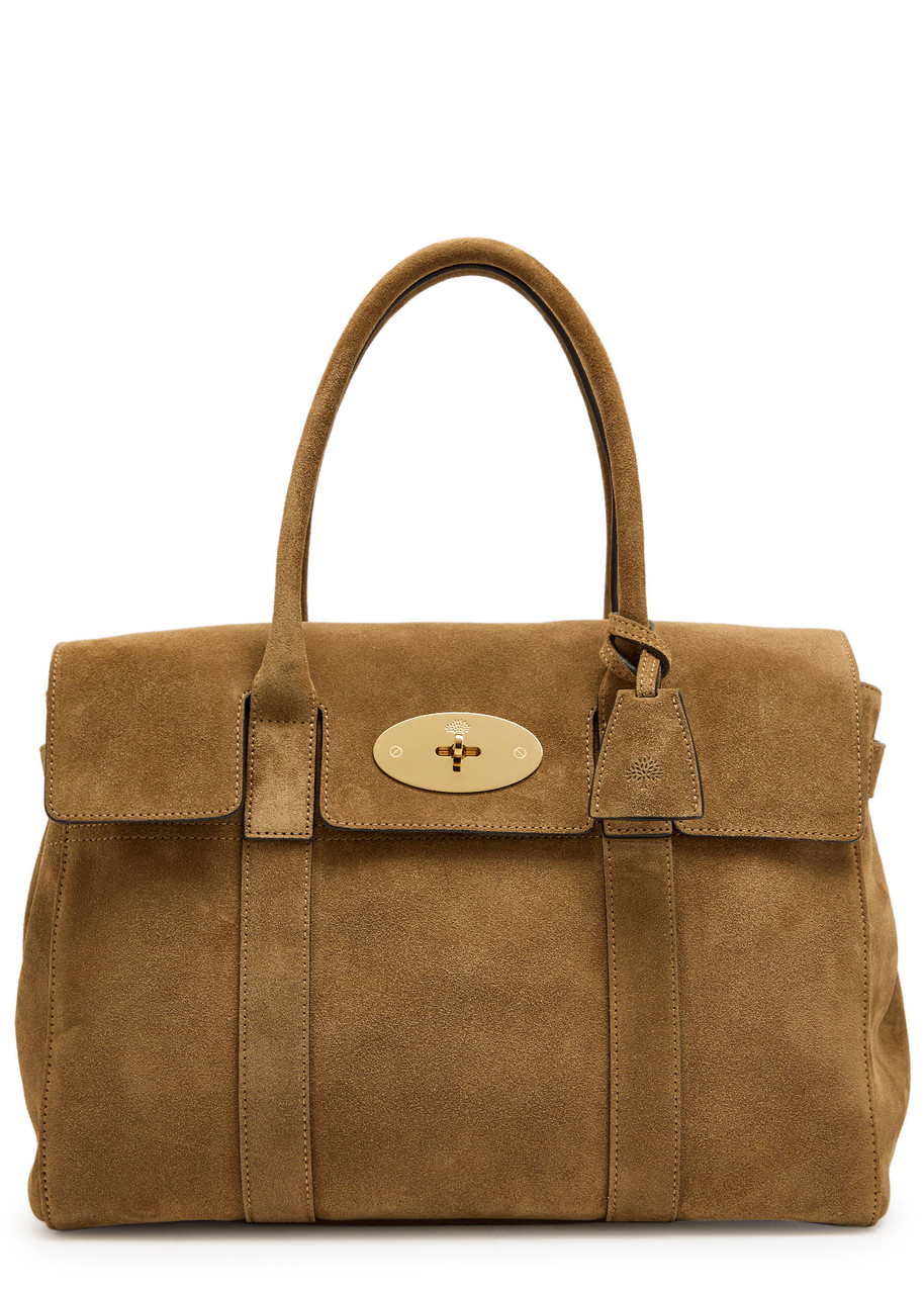 Mulberry Bayswater Small Suede Shoulder bag - Sand - One Size