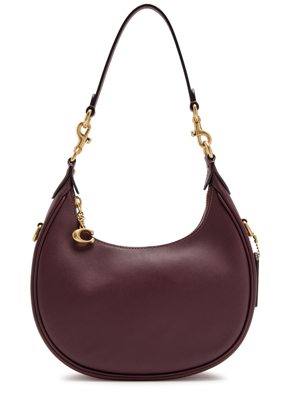 Coach Jonie Leather Shoulder Bag In Purple