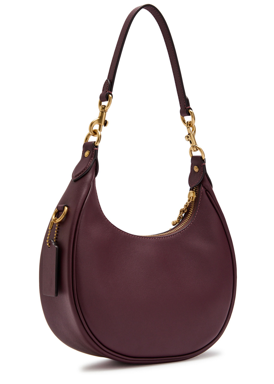 Coach Jonie Leather Shoulder Bag In Purple