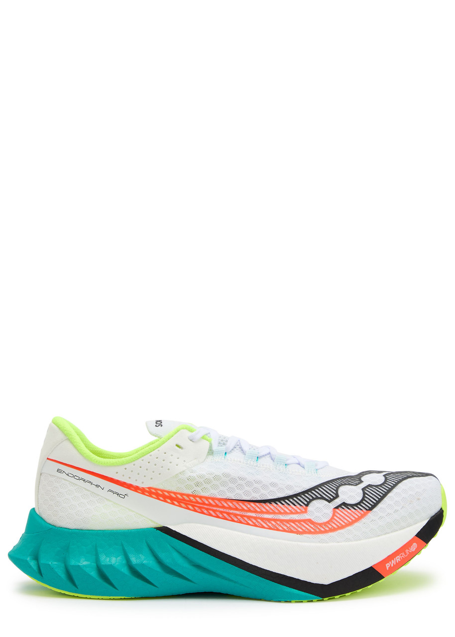Saucony Endorphin Pro 4 Panelled Mesh Trainers In Animal Print