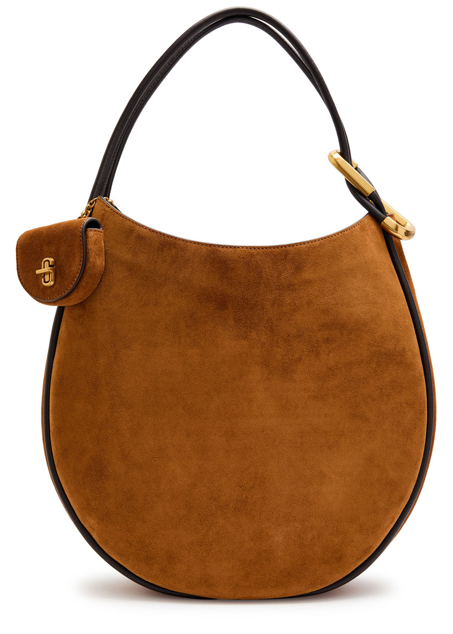 Marc Jacobs The Large Hobo Suede Tote Bag In Brown