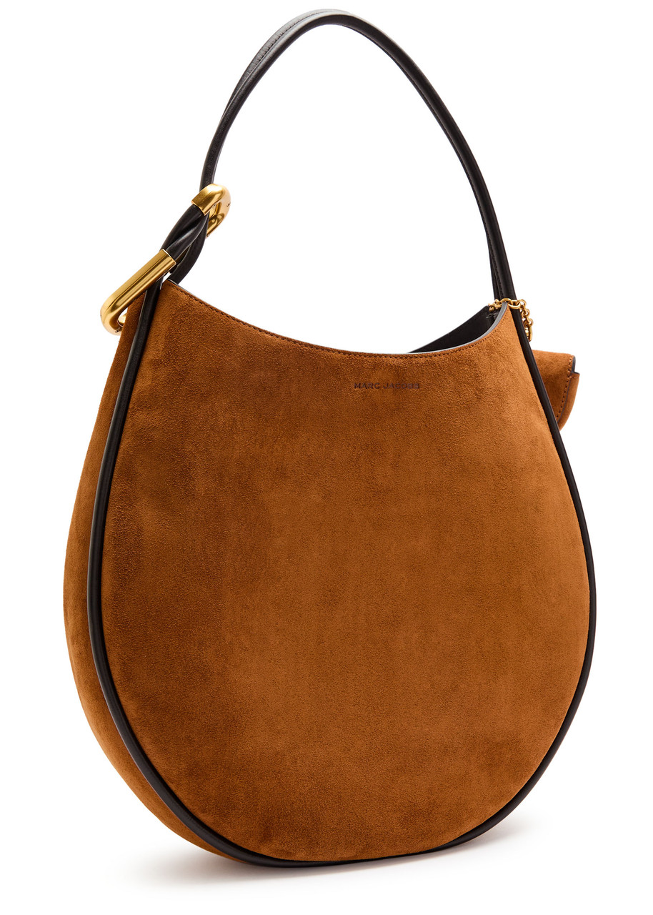 Marc Jacobs The Large Hobo Suede Tote Bag In Brown
